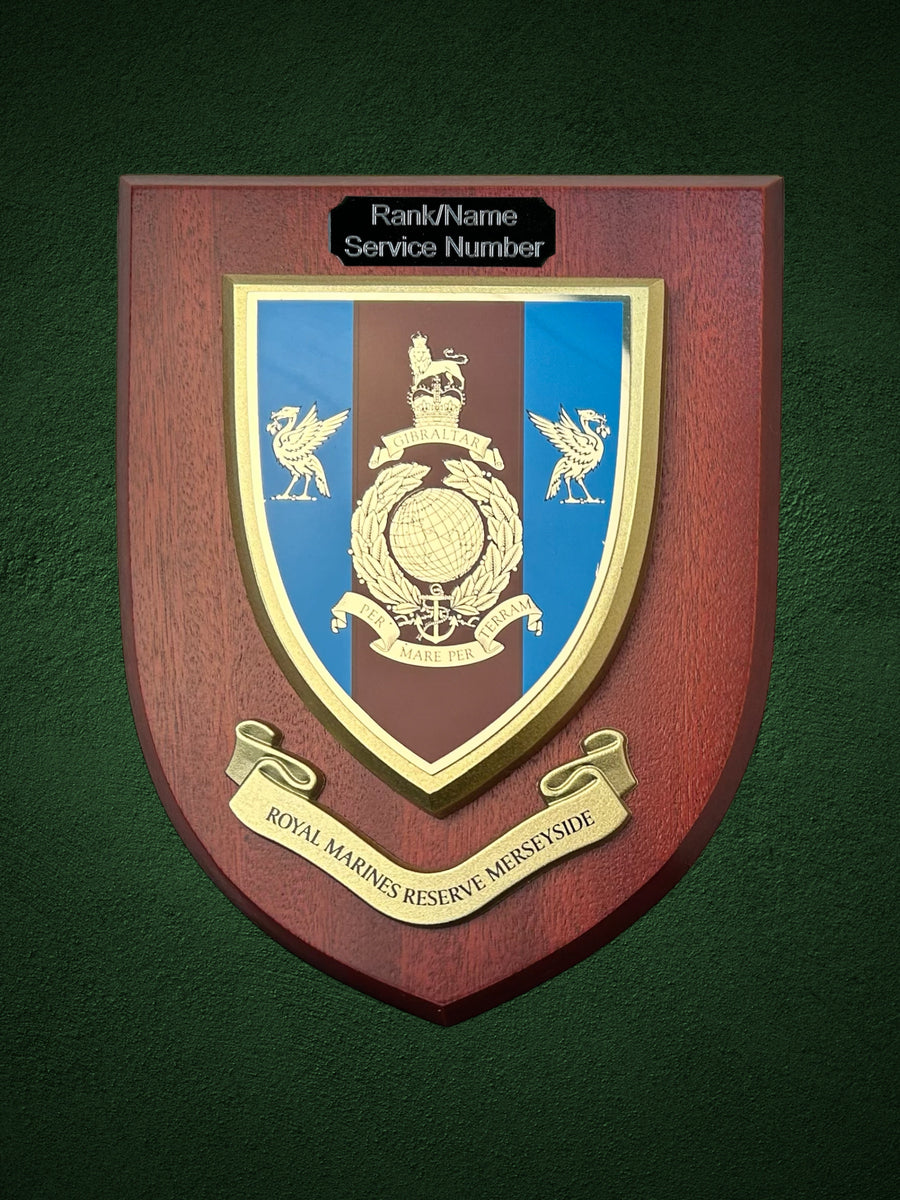 Rmr merseyside plaque royal marines shop