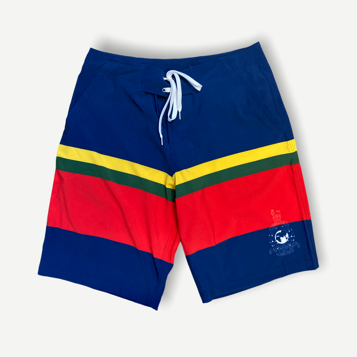 Red white and blue 2025 board shorts