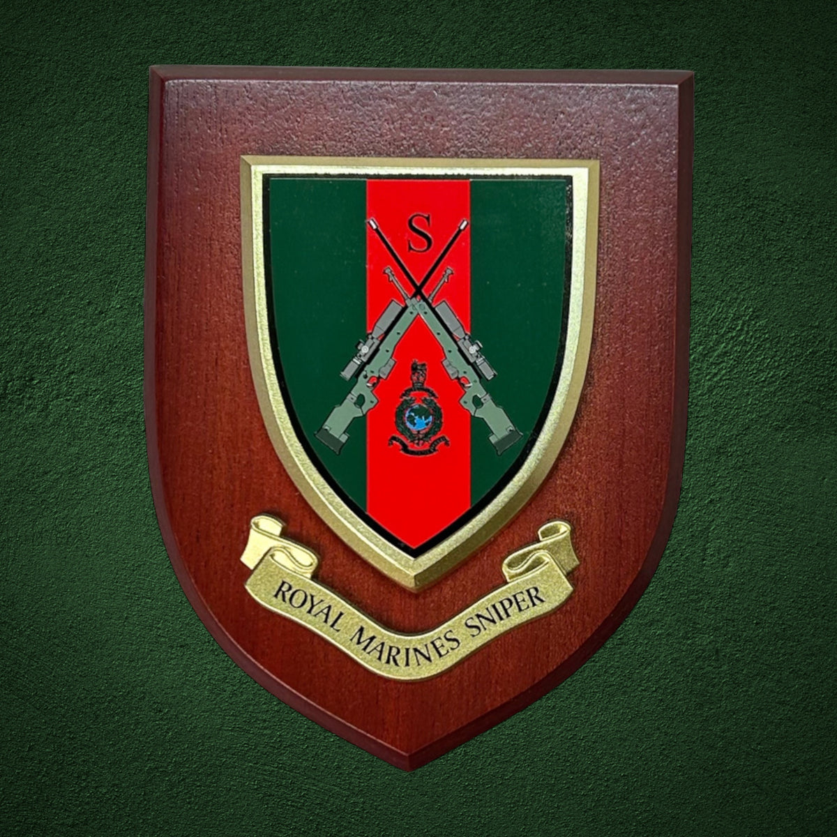 Rm sniper plaque royal marines shop