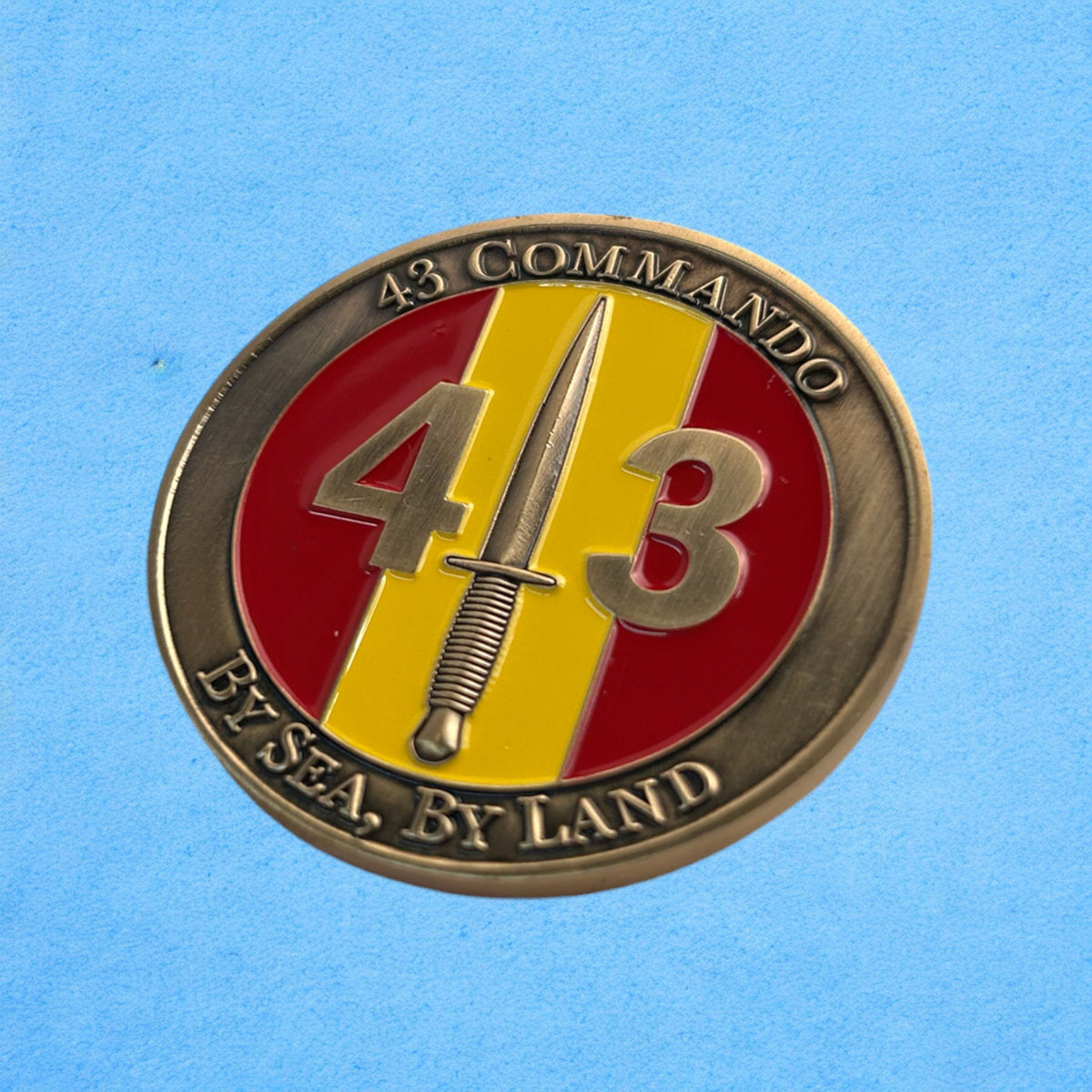 43 Commando Royal Marines Enamelled Coin – Royal Marines Shop