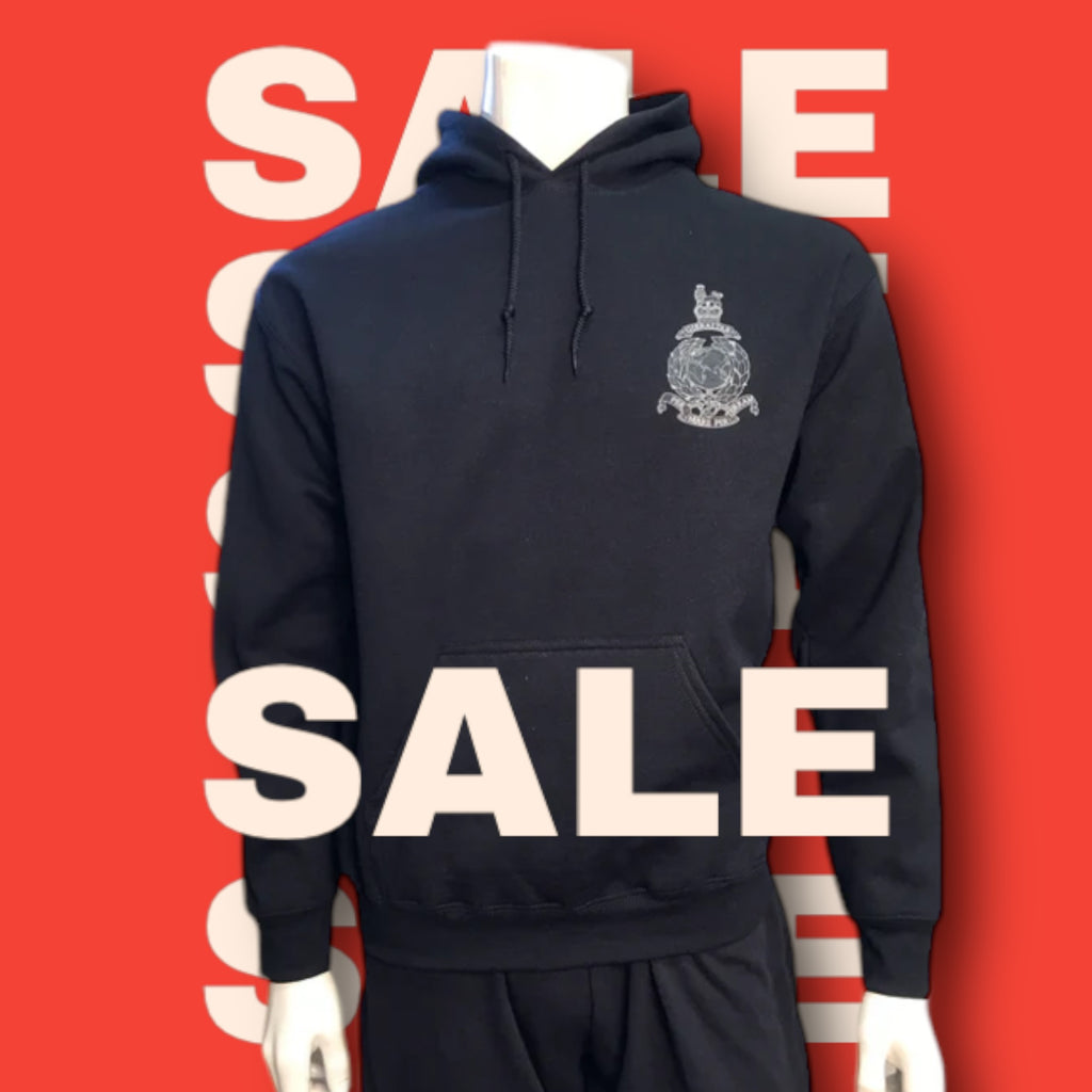 Basic Royal Marines Hoodie Black Royal Marines Shop