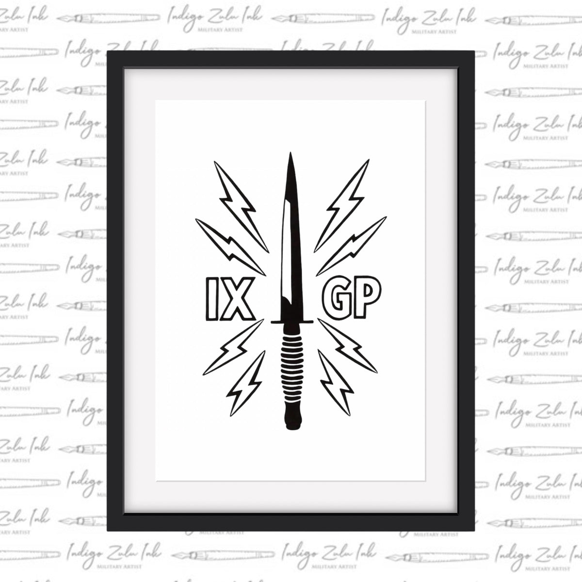 30 Commando IX Group - INDIGO ZULU INK – Royal Marines Shop