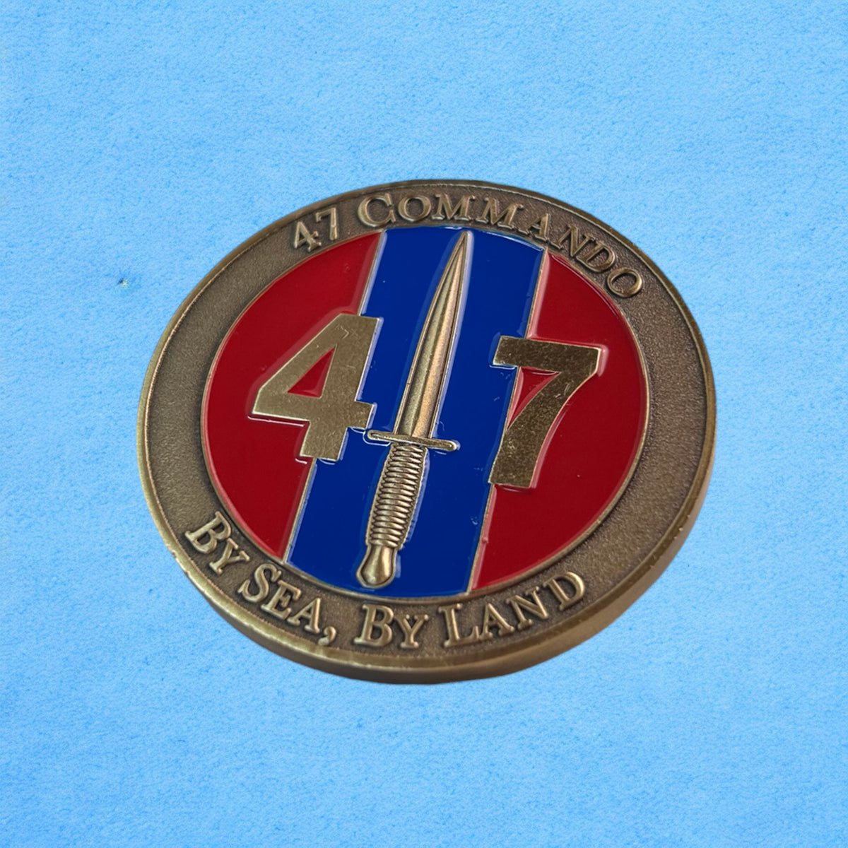 47 Commando Royal Marines Enamelled Coin – Royal Marines Shop