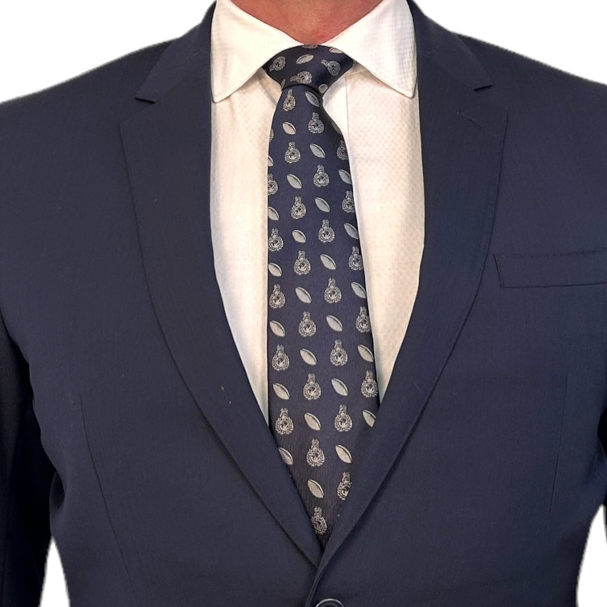 Royal Marines Association Rugby Tie - Silk – Royal Marines Shop