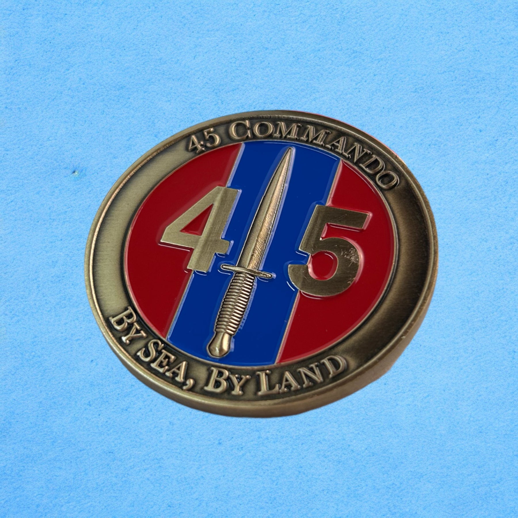45 Commando Royal Marines Enamelled Coin – Royal Marines Shop