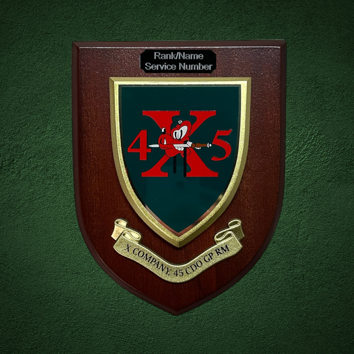 X Ray Company 45 Commando Plaque – Royal Marines Shop
