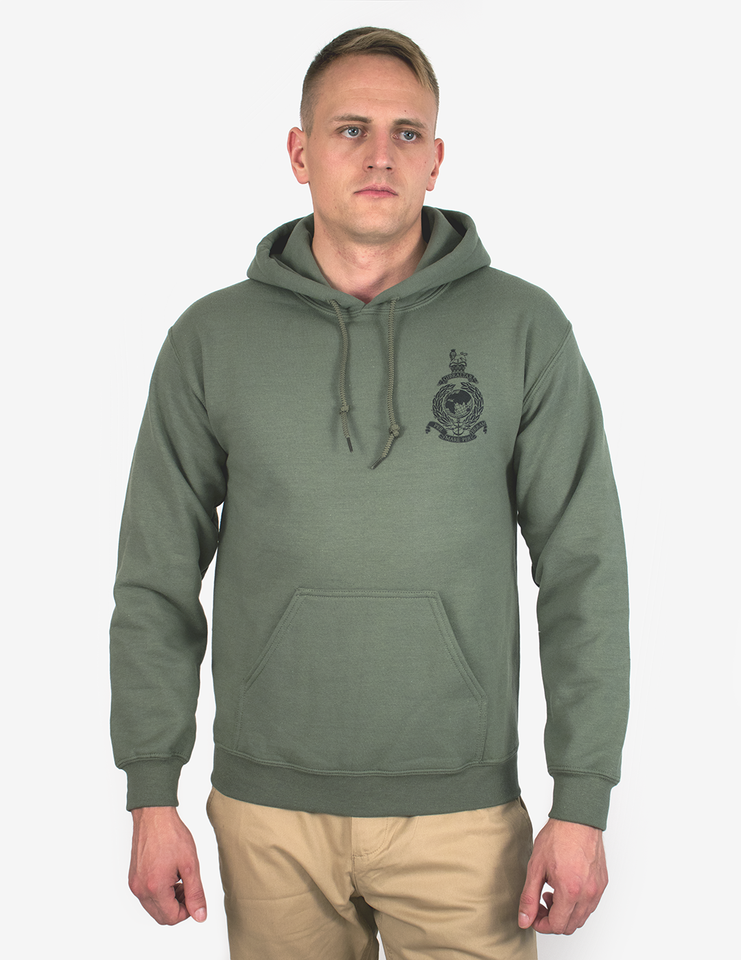 Basic Royal Marines Hoodie Military Green