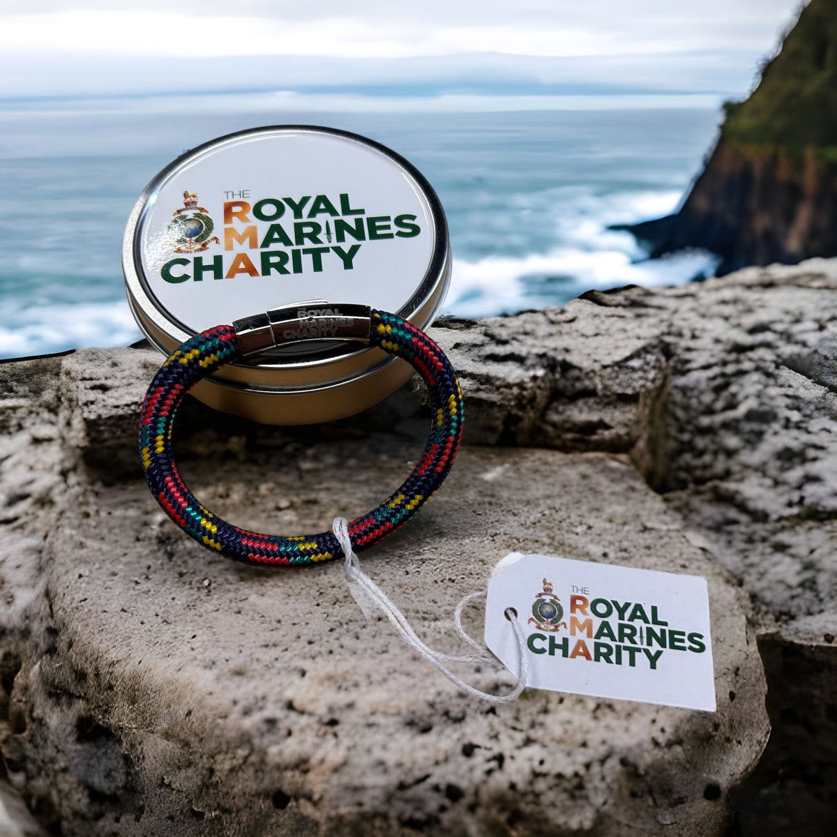 The Royal Marines Charity Corps Coloured Ropelet Wristband – Royal ...
