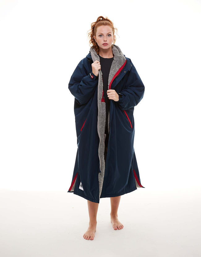 Red Original RM Long Sleeve Pro Change Robe EVO Navy