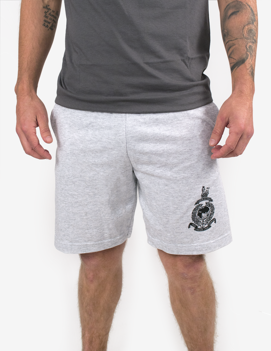 Basic Royal Marines Sweat Shorts Grey
