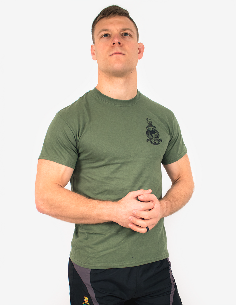 T-shirt Uomo Royal Marine Bulldog Commando - Gildan Cotone Pesante