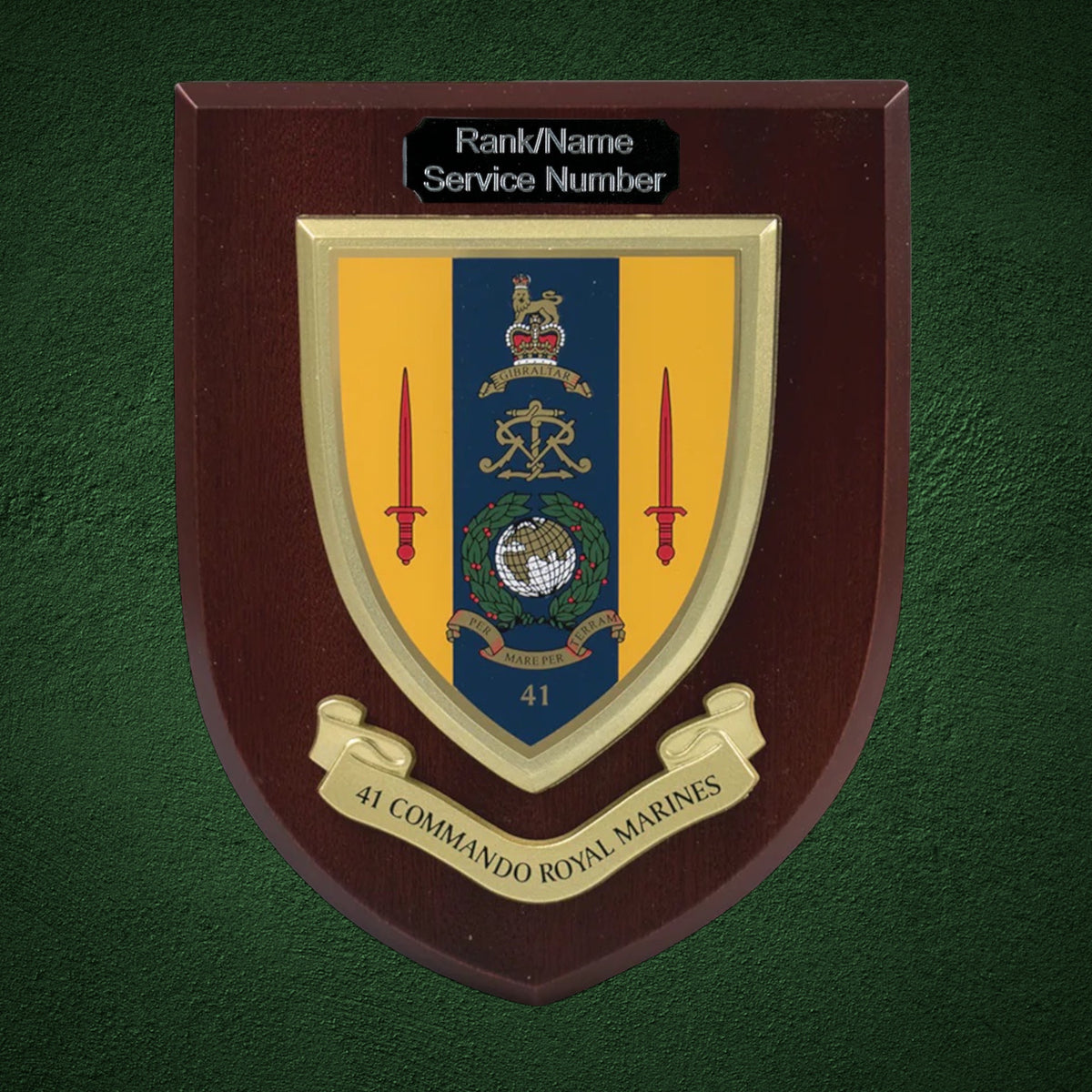 41 Commando Plaque – Royal Marines Shop