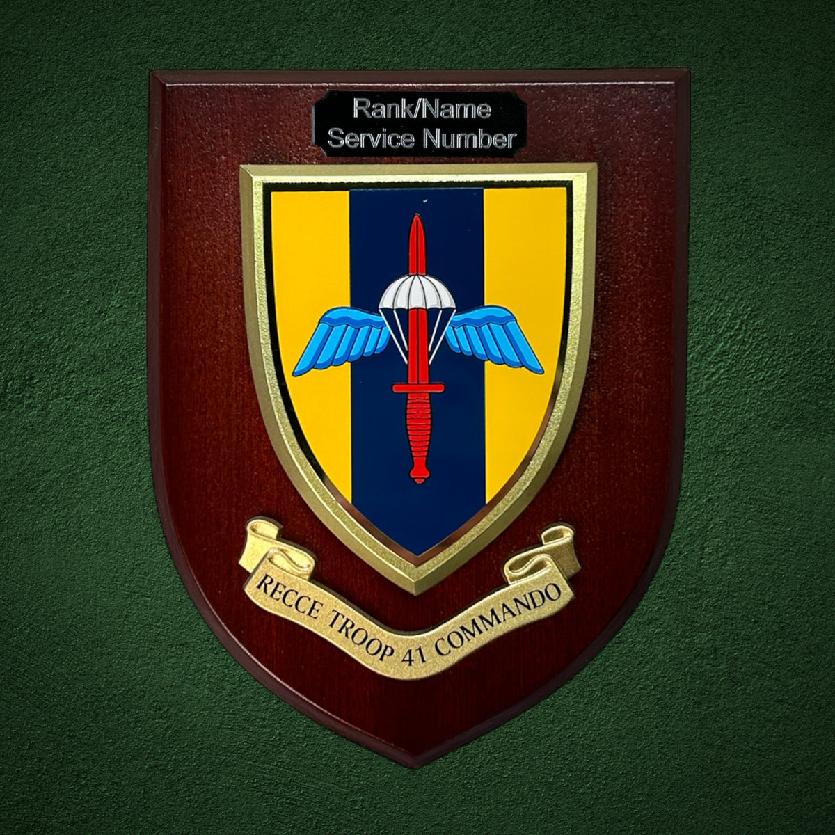 RECCE Troop 41 Commando Plaque – Royal Marines Shop