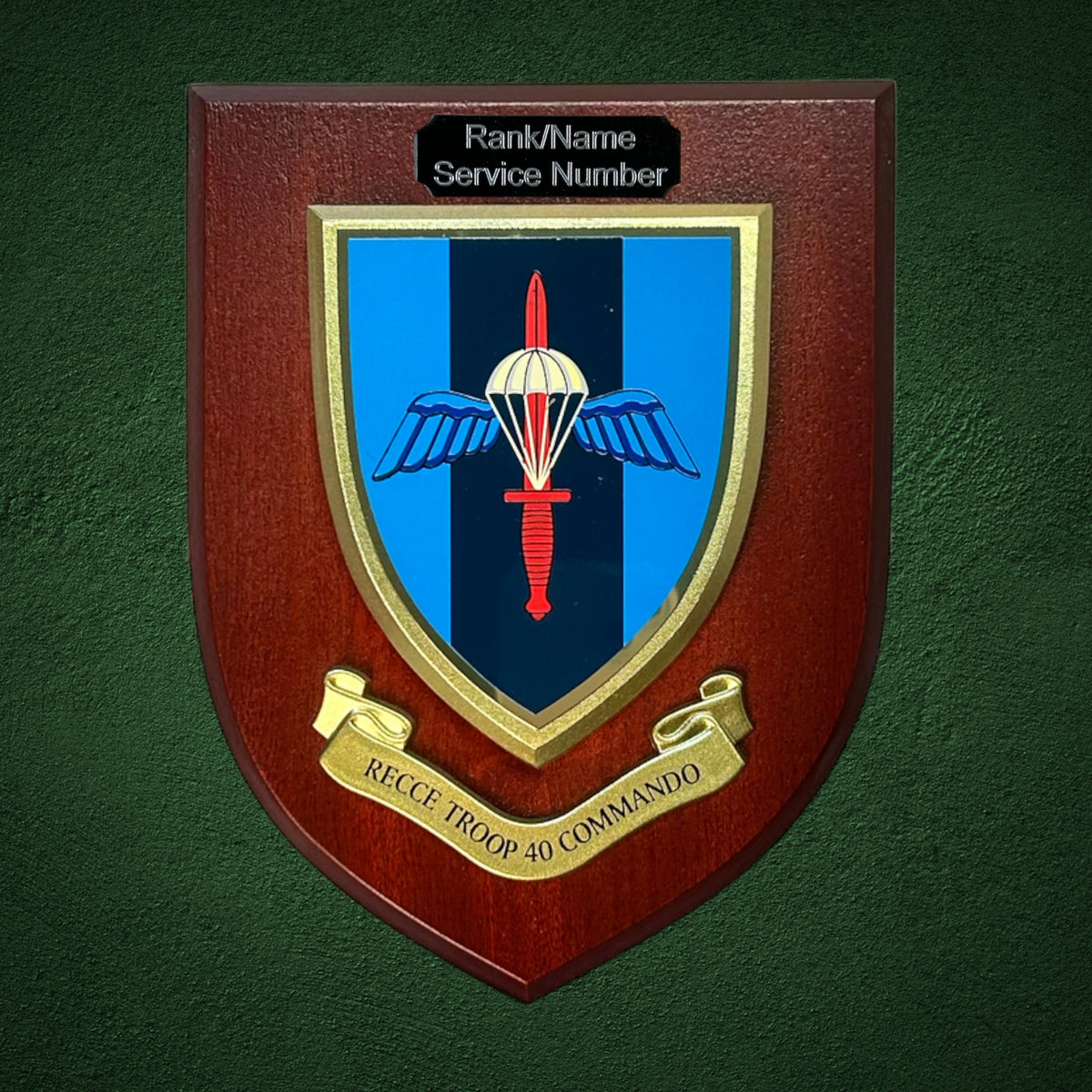 RECCE Troop 40 Commando Plaque – Royal Marines Shop