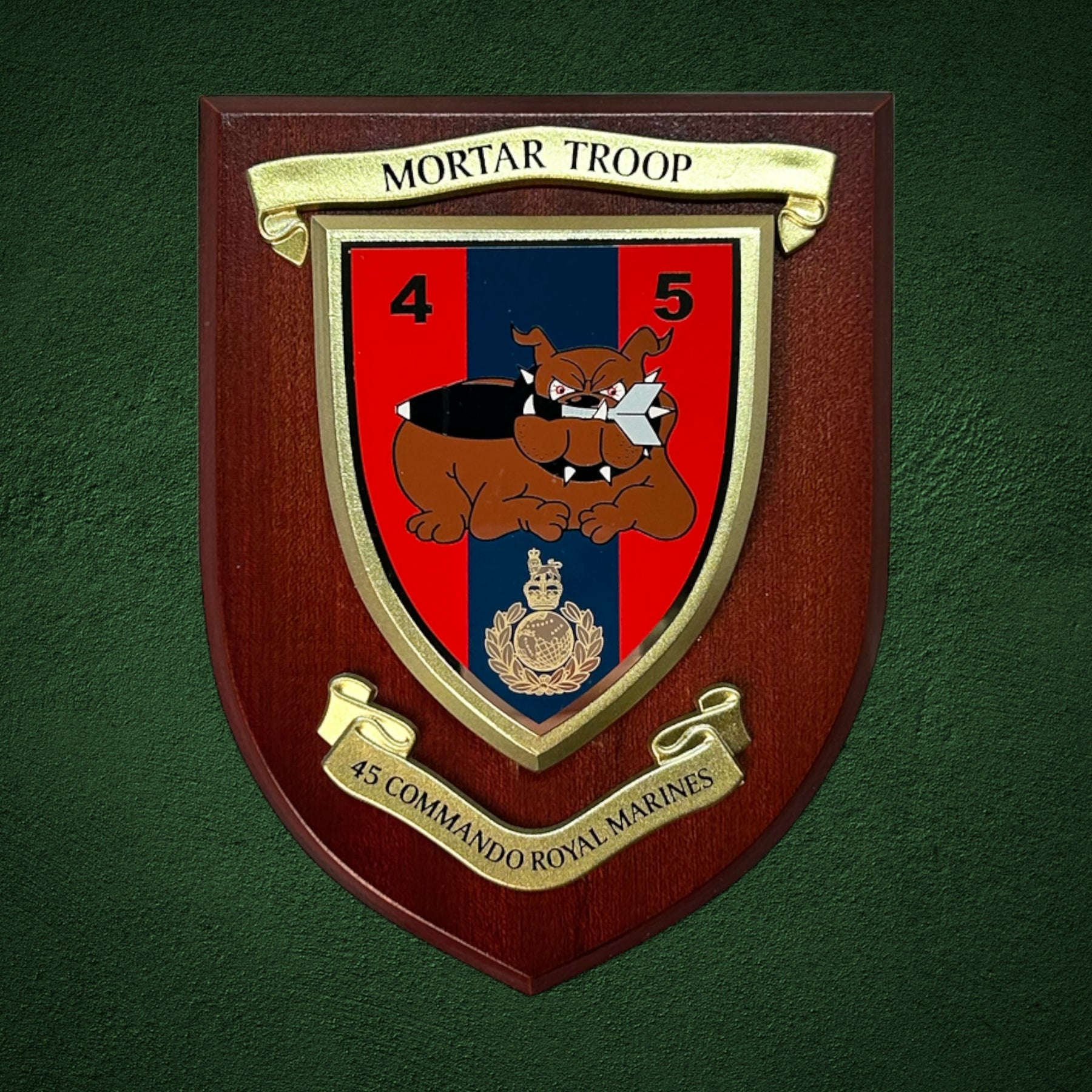 Mortar Troop 45 Commando Plaque – Royal Marines Shop
