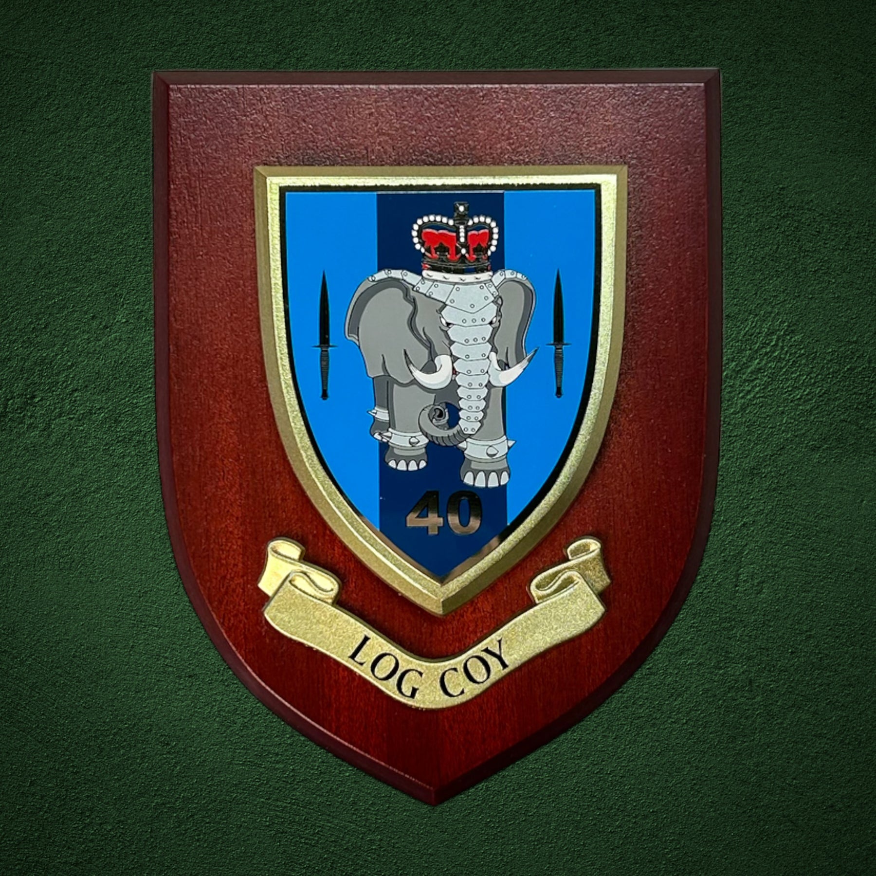 Log Company 40 Commando Plaque – Royal Marines Shop