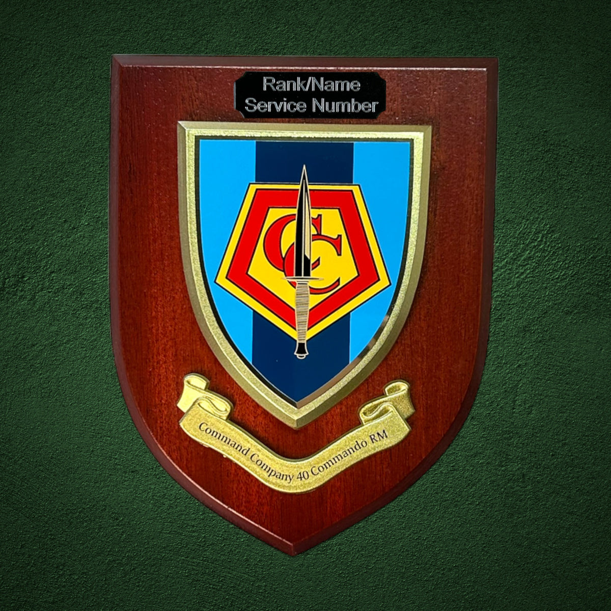 Command Company 40 Commando Plaque – Royal Marines Shop